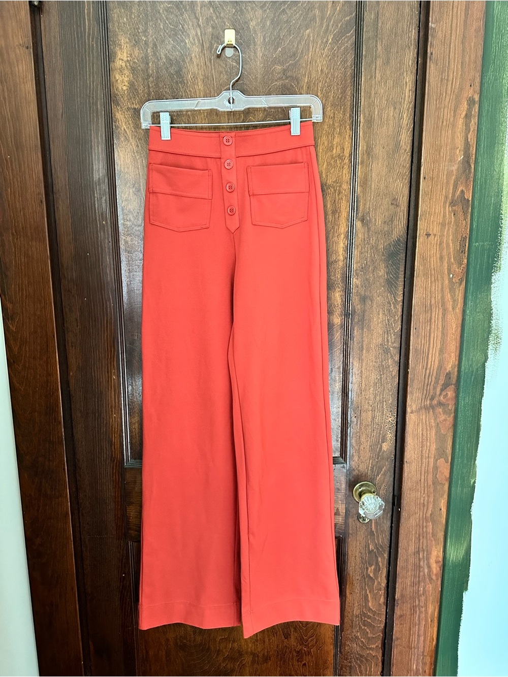 NWT Halara High-Rise Wide-Leg Pants in Teracotta